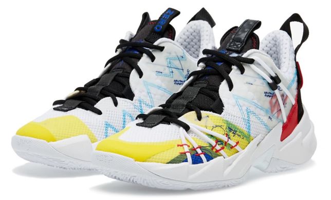 Оригинальные кроссовки для баскетбола Air Jordan Why Not Zer0.3 "Primary Colors" (CK6611-100), EUR 42