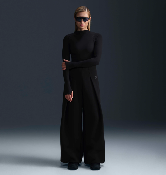 Штани жіночі Nike W Nsw Tch Flc Hr Plt Wide (FV8052-010)