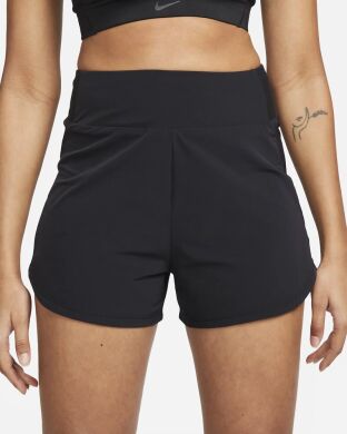 Женские шорты Nike W Nk Bliss Df Hr 3in Br Short (DX6018-010), M