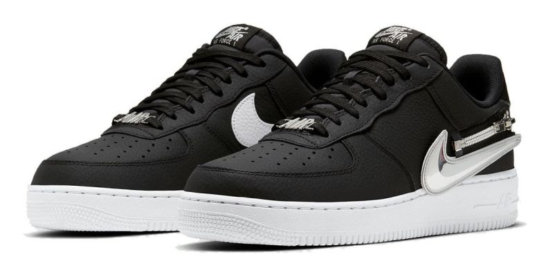 Кросівки Nike Air Force 1 Zip Swoosh Black, EUR 36