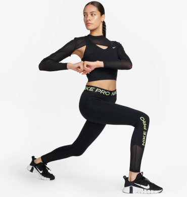 Легінси жіночі Nike Pro Mid-Rise Full-Length Leggings (FB5687-010), XS