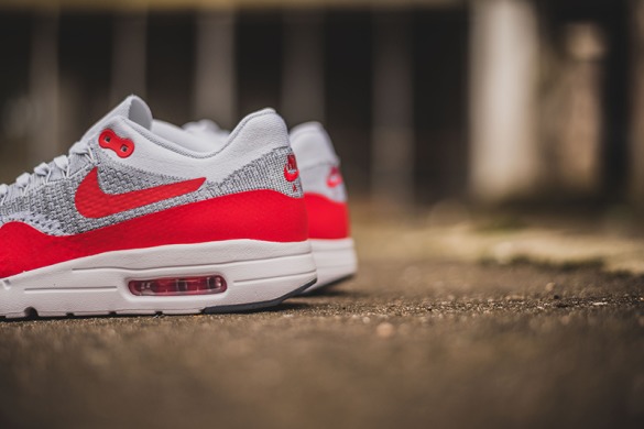 Кроссовки Nike Air max 1 ultra flyknit "University red", EUR 43