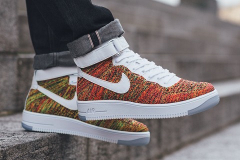 Air force 1 flyknit mid multicolor hotsell