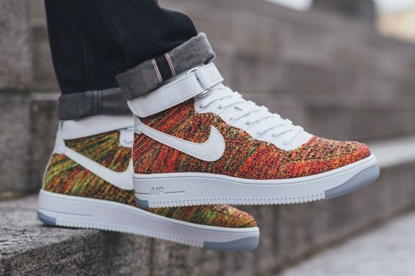 Кроссовки Nike Air Force 1 Ultra Flyknit Mid "Multicolor", EUR 44