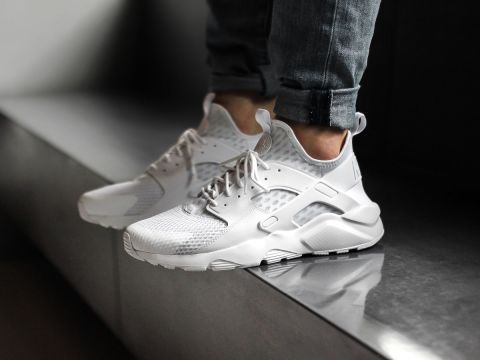 Nike Air Huarache Ultra BR Triple White 833147 100 2 699 Brooklynstore