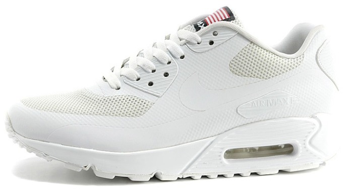 Кроссовки Nike Air Max 90 Hyperfuse USA "All White", EUR 38
