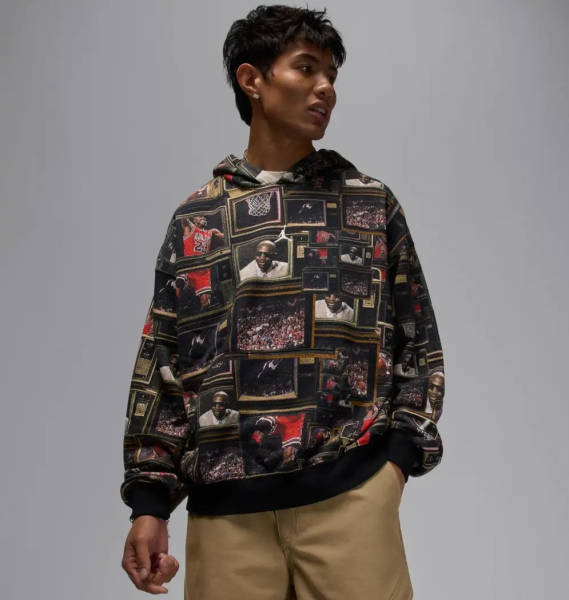 Худи мужское Jordan Brooklyn Fleece AOP (HV0552-010)