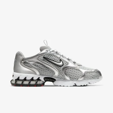 Мужские кроссовки Nike Air Zoom Spiridon Cage 2 "Metallic Silver" (CJ1288-001)