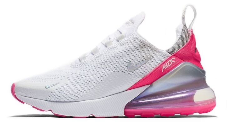 Женские кроссовки Nike W Air Max 270 'White/Pink/Gray', EUR 36,5