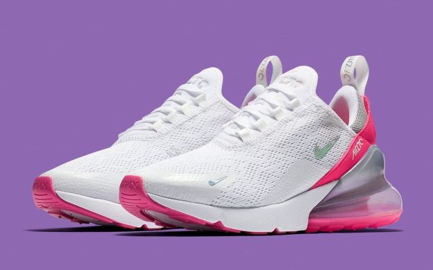 Женские кроссовки Nike W Air Max 270 'White/Pink/Gray', EUR 37,5