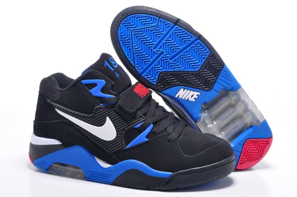 Кроссовки Nike Air Force 180 "Black, Sport Royal & Red", EUR 42