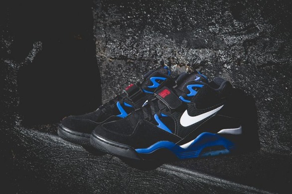 Кроссовки Nike Air Force 180 "Black, Sport Royal & Red", EUR 42