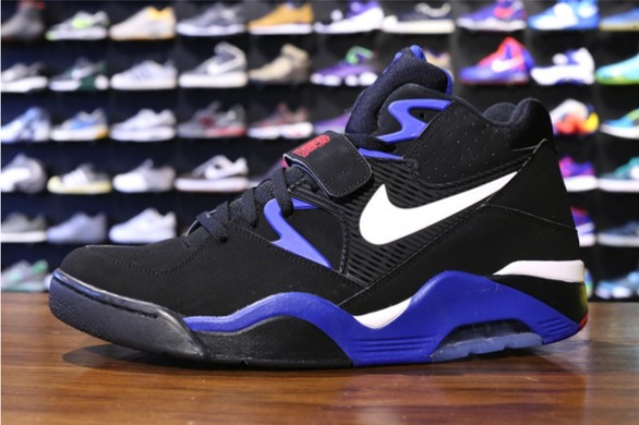 Кроссовки Nike Air Force 180 "Black, Sport Royal & Red", EUR 42