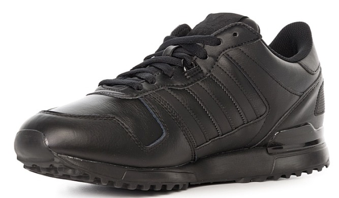 Кроссовки Оригинал Adidas Zx-700 Leather "Black" (S80528), EUR 44