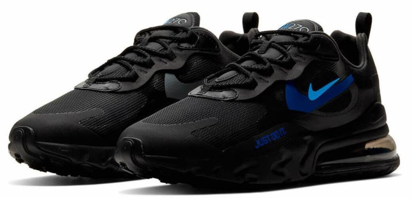 Оригінальні кросівки Nike Air Max 270 React Just Do It "Black" (CT2203-001), EUR 42