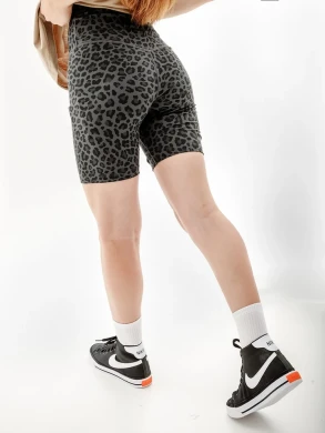 Женские Шорты Nike W Nk One 7In Short Leopard Aop (DX0122-070)