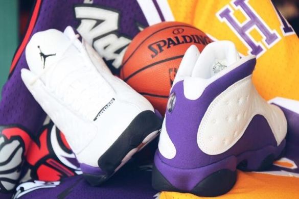 Баскетбольні кросівки Air Jordan 13 Retro "Lakers", EUR 40,5