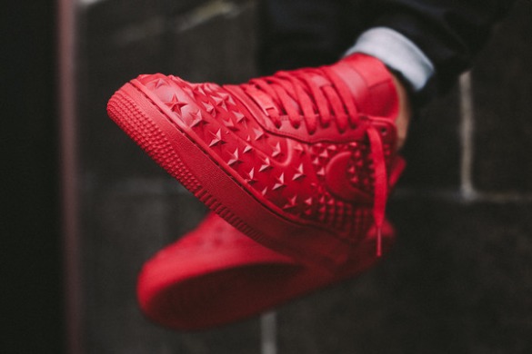 Кроссовки Nike Air Force One Low 07 LV8 VT "Red", EUR 37