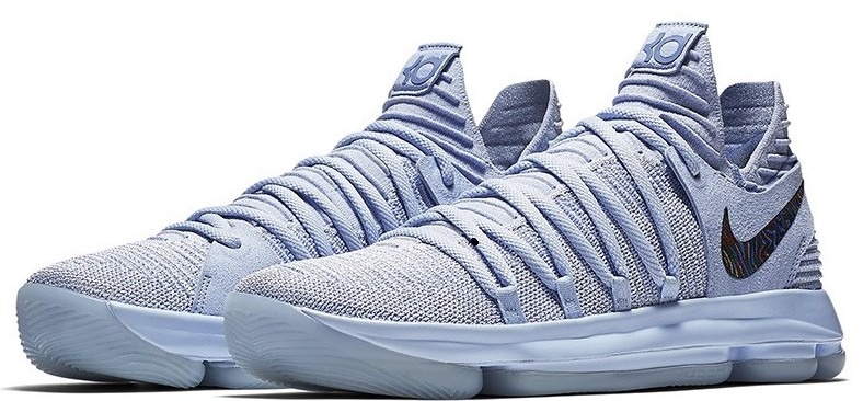 Баскетбольные кроссовки Nike KD 10 Anniversary "Faint Blue", EUR 43