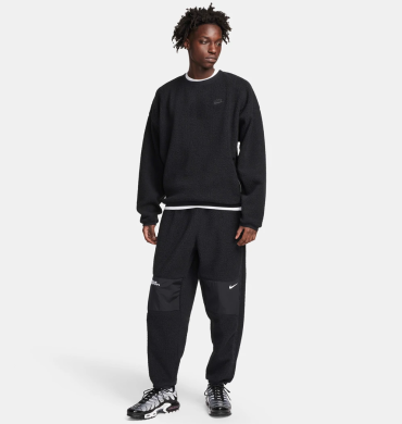 Толстовка мужская Nike M Club+ Sherpa Wntr Crew (FB8378-010), S