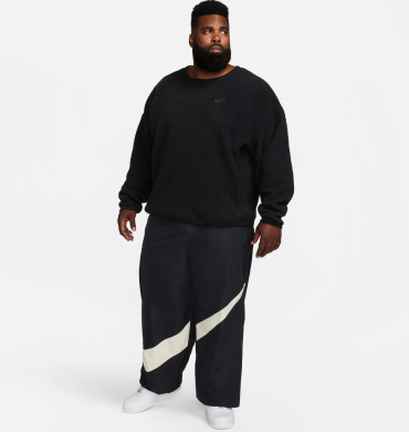 Толстовка мужская Nike M Club+ Sherpa Wntr Crew (FB8378-010), S