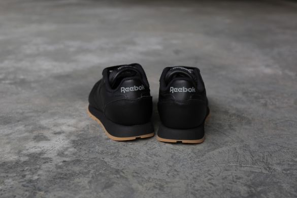 Оригинальные кроссовки Reebok Classic Black Leather (49800), EUR 40