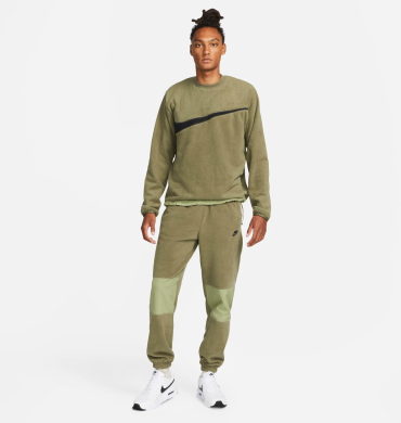 Толстовка мужская Nike Nk Club+ Flc Crew (DQ4894-222), S