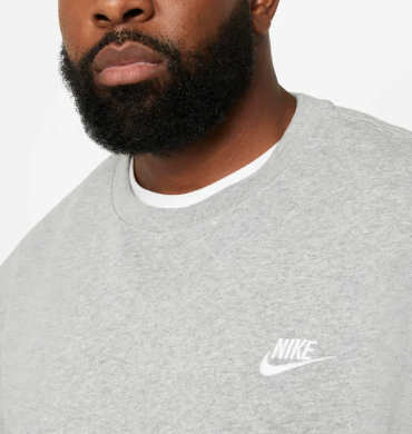 Свитшот Мужской Nike M Nsw Club Crw Bb (BV2662-063), S