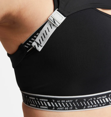 Топ женский Nike Swoosh On The Run (DX6505-010), S