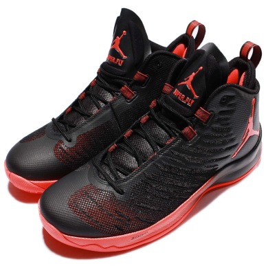 Баскетбольні кросівки Air Jordan Super Fly 5 "Black/Infrared", EUR 45