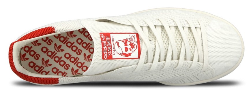 Кеды Adidas Stan Smith OG Primeknit "White/Red", EUR 41