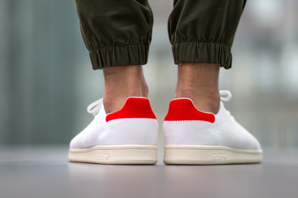 Кеды Adidas Stan Smith OG Primeknit "White/Red", EUR 42