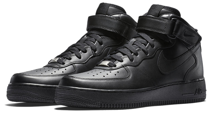 Мужские кроссовки Nike Air Force 1 Mid "Black", EUR 41