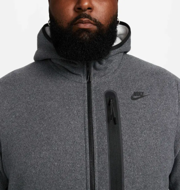 Толстовка мужская Nike Nsw Tch Flc Fz Winter Hd (DQ4801-010)