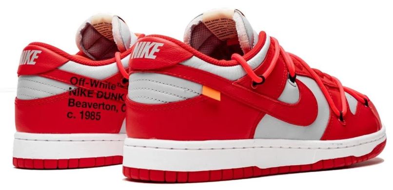 Кроссовки Nike Dunk Low x Off-White "University Red", EUR 44,5