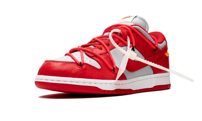 Кроссовки Nike Dunk Low x Off-White "University Red", EUR 36,5