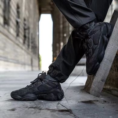 Чоловічі кросівки Adidas Yeezy 500 "Utility Black", EUR 42
