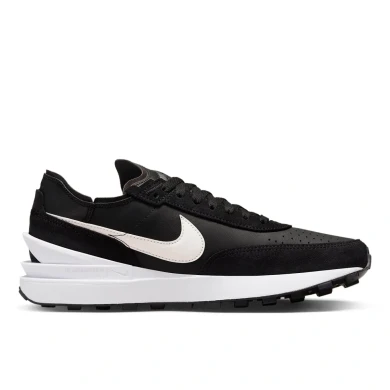 Мужские кроссовки Nike Waffle One Leather 'Black/White' (DX9428-001)