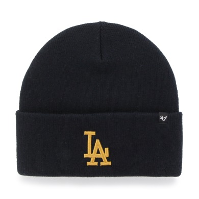 Шапка Оригинал 47 Brand Los Angeles Dodgers Haymaker Cuff Knit "Navy" (B-HYMKR12ACE-NY), One Size