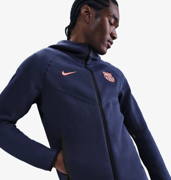 Толстовка Nike FC Barcelona Tech Fleece (HQ1829-411)