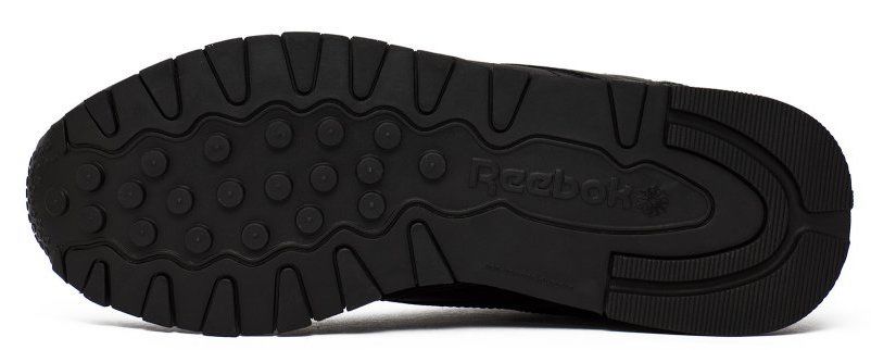 Кроссовки Оригинал Reebok Classic Leather "Black" (rbk-2267), EUR 39