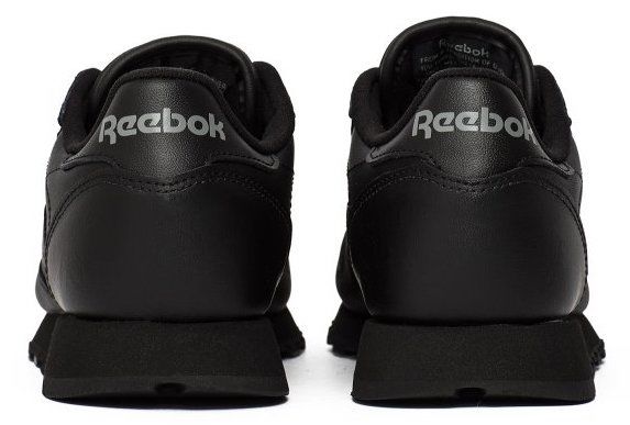 Кроссовки Оригинал Reebok Classic Leather "Black" (rbk-2267), EUR 38