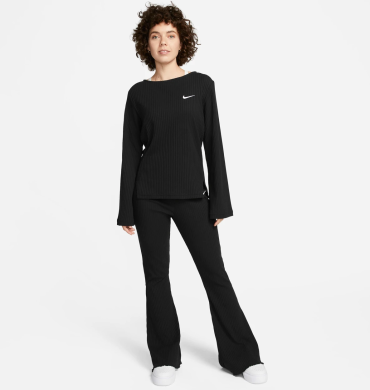 Лонгслив женский Nike W Nsw Rib Jrsy Ls Top (DV7866-010), M