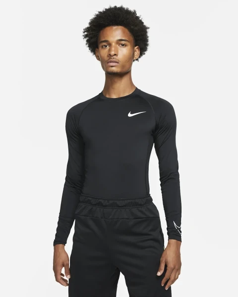 Термобелье Мужское Nike M Np Df Tight Top Ls (DD1990-010)