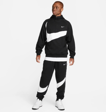 Толстовка мужская Nike Swoosh 1/2-Zip Fleece Hoodie (DX0566-010), XL