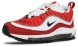 Кросівки Nike Air Max 98 "White Gym Red" , EUR 45