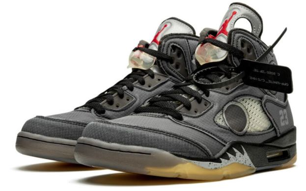 Баскетбольні кросівки Air Jordan 5 Retro SP “Off-White”, EUR 44,5