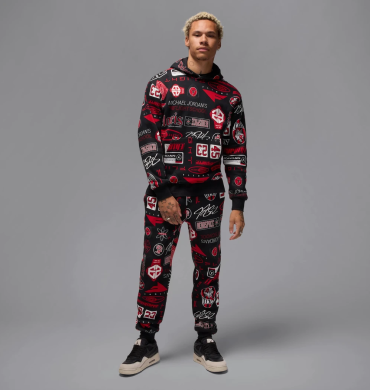 Кофта Jordan Essentials Printed Fleece (HM7254-010)