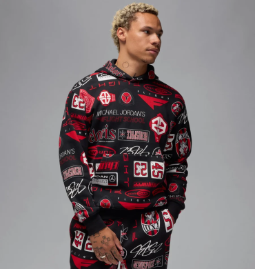 Кофта Jordan Essentials Printed Fleece (HM7254-010)