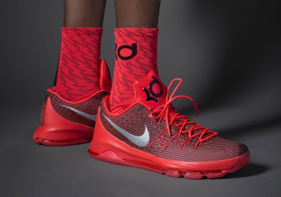 Баскетбольные кроссовки Nike KD 8 "Bright Crimson", EUR 45